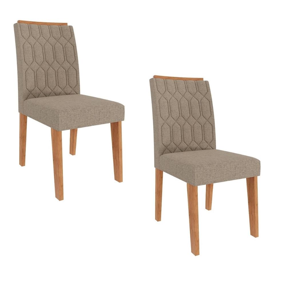 Conjunto 2 Cadeiras Em MDF Carla Cimol - 1