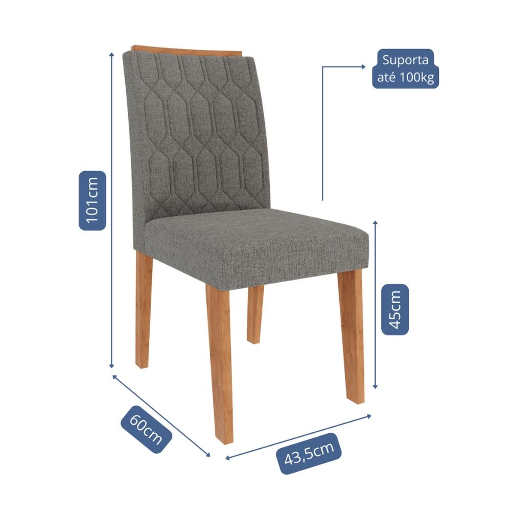 Conjunto 2 Cadeiras Em MDF Carla Cimol - 3