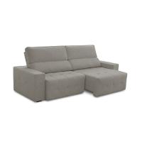 Sofá 3 Lugares Retrátil e Reclinável Veludo Village Ferguile - 2