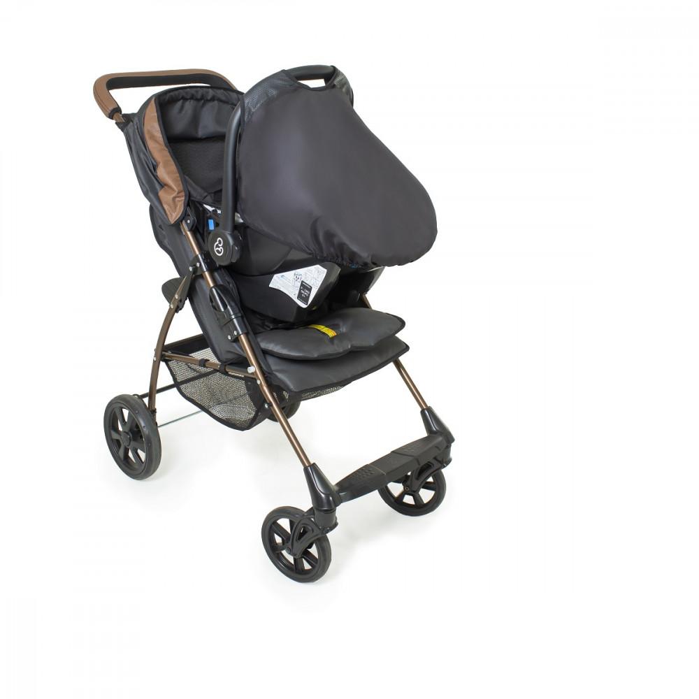 Carrinho de Bebê Romano com Bebê Conforto Grid Galzerano - 4