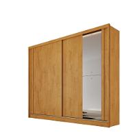 Guarda Roupa Casal Flex com 1 Espelho 2 Portas de Correr Em MDF Monterey Made Marcs - 2