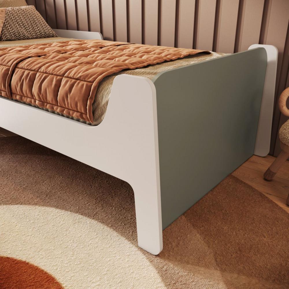 Cama Infantil  Solteiro Mick com Baú Auxiliar em MDF Mobikasa - 6