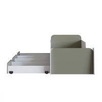 Cama Infantil  Solteiro Mick com Baú Auxiliar em MDF Mobikasa - 5