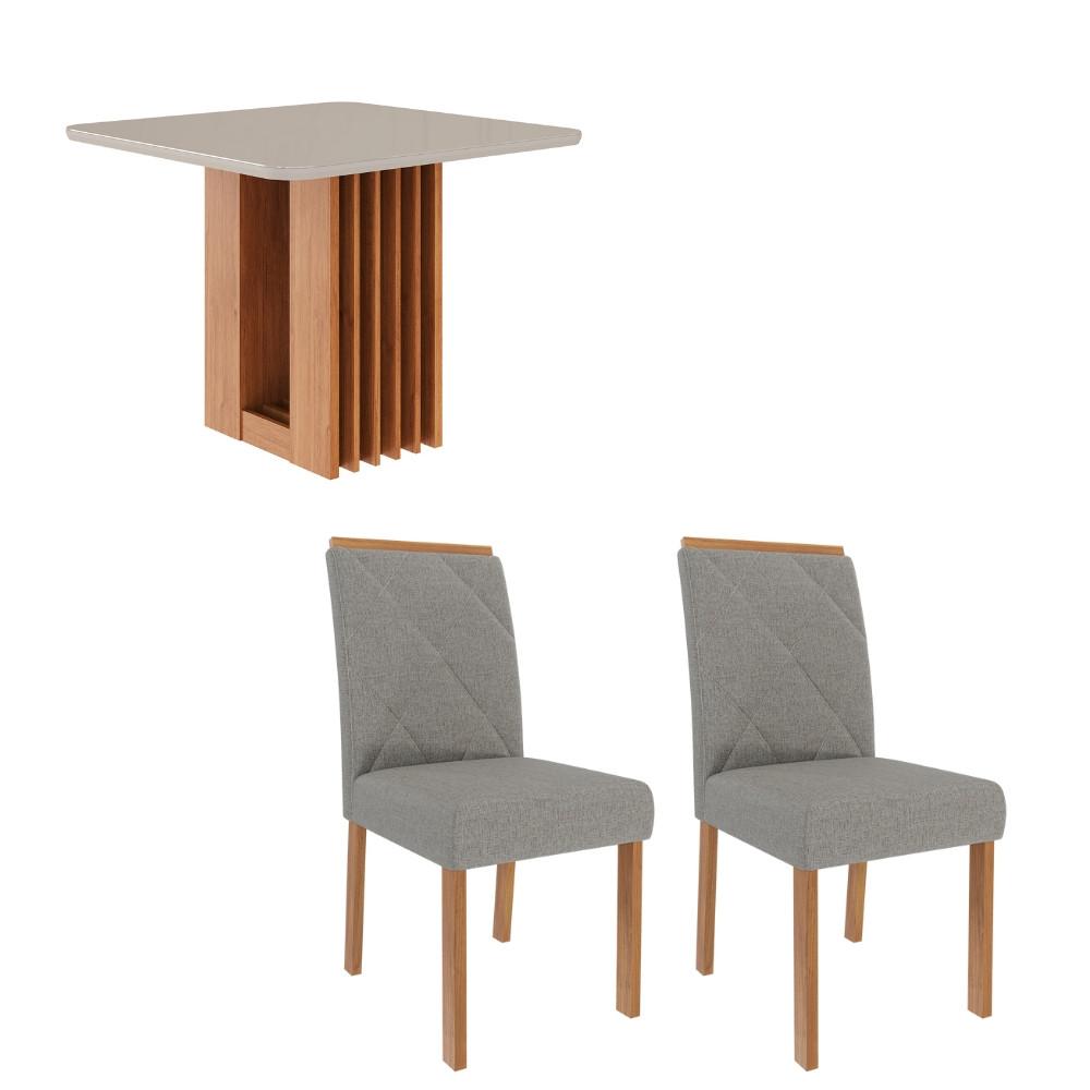 Conjunto Sala de Jantar Mesa Ariela com 4 Cadeira em MDF Clarice Cimol - 5