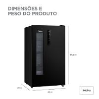 Cervejeira Midea MDRX150FGGDX Frost Free 82L - 5