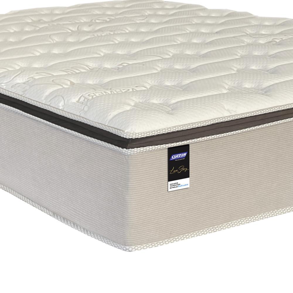 Cama Box Solteiro 88cm Colchão Gazin Love Story HF V25 e Base 2CEN - 4