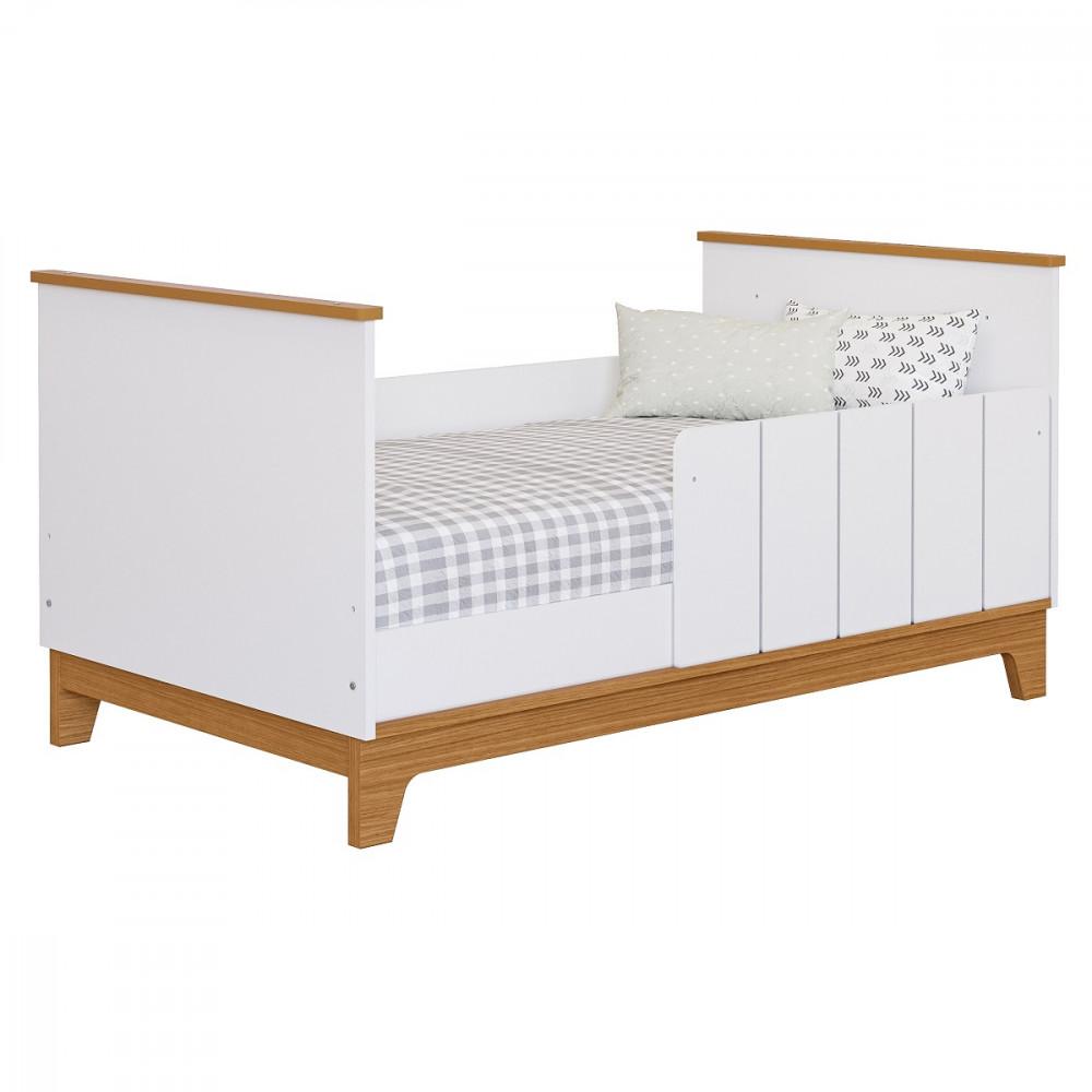 Quarto Bebê Gêmeos com 2 Berços Mini Cama Liza Permobili - 4