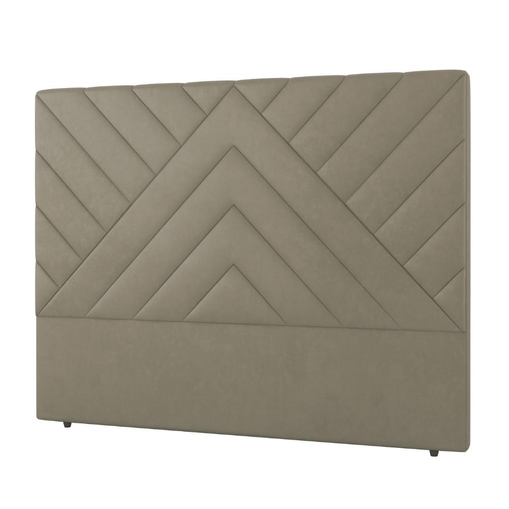 Cabeceira Estofada Casal 140cm Veludo Sky Plus Simbal - 2