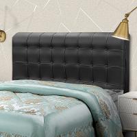 Cabeceira Estofada Casal 140cm Corino Dama New Plus Simbal - 1