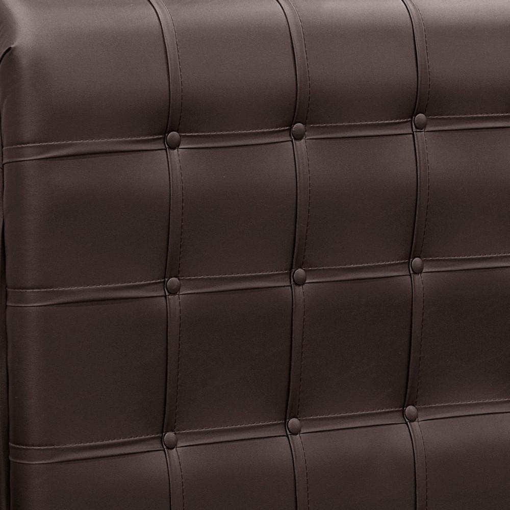 Cabeceira Estofada Casal 140cm Corino Dama New Plus Simbal - 4