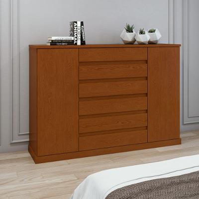 Cômoda 7 Gavetas 2 Portas Vedras Lopas