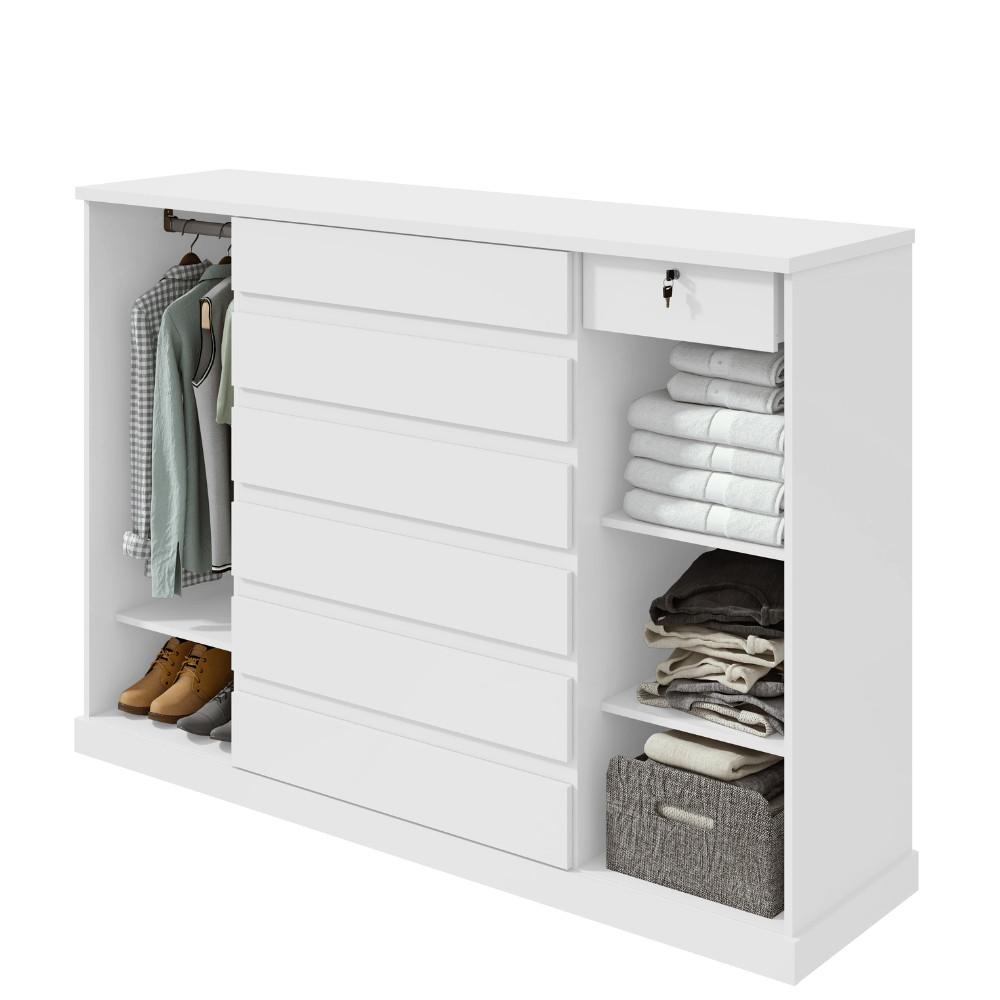 Cômoda 7 Gavetas 2 Portas Vedras Lopas - 3