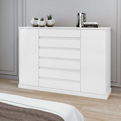 Cômoda 7 Gavetas 2 Portas Vedras Lopas