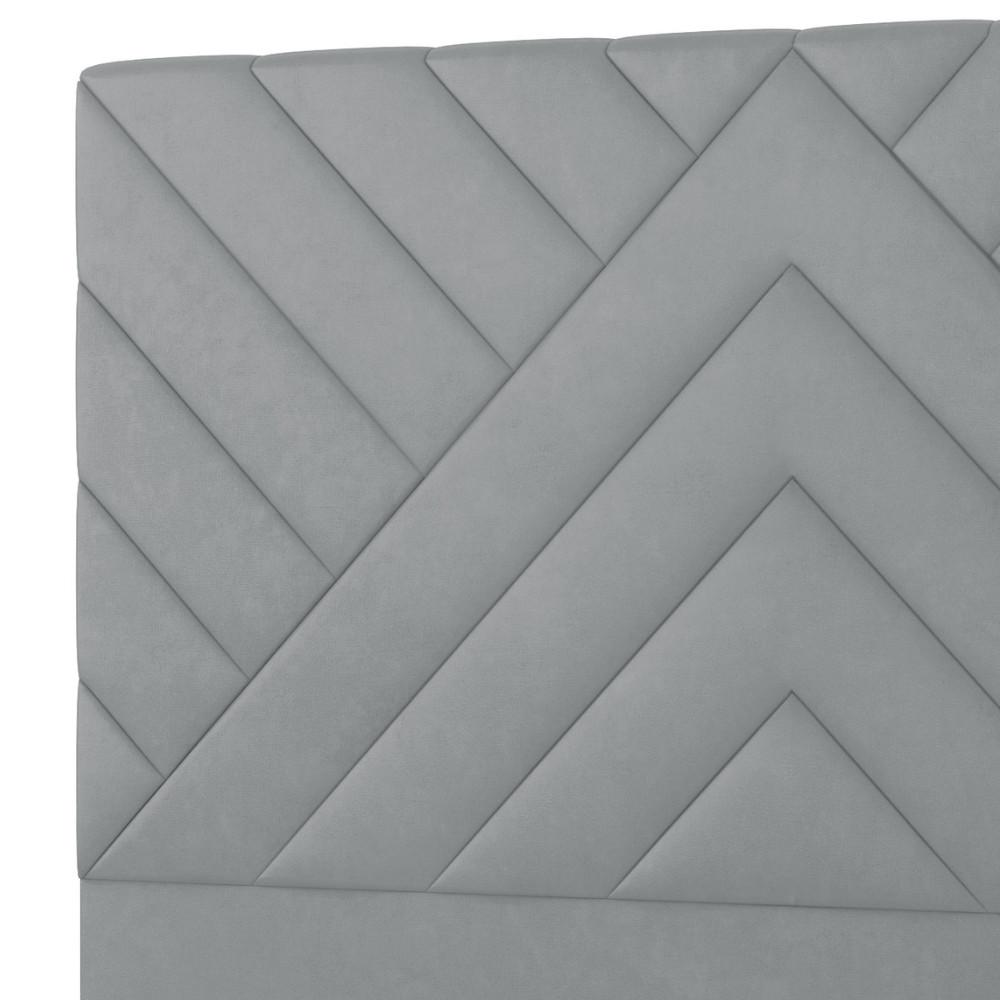 Cabeceira Estofada King 195cm Veludo Sky Plus Simbal - 4