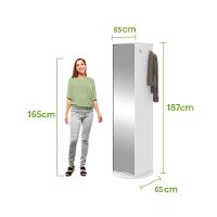 Sapateira com Espelho 1 Porta Esthela Lopas - 4