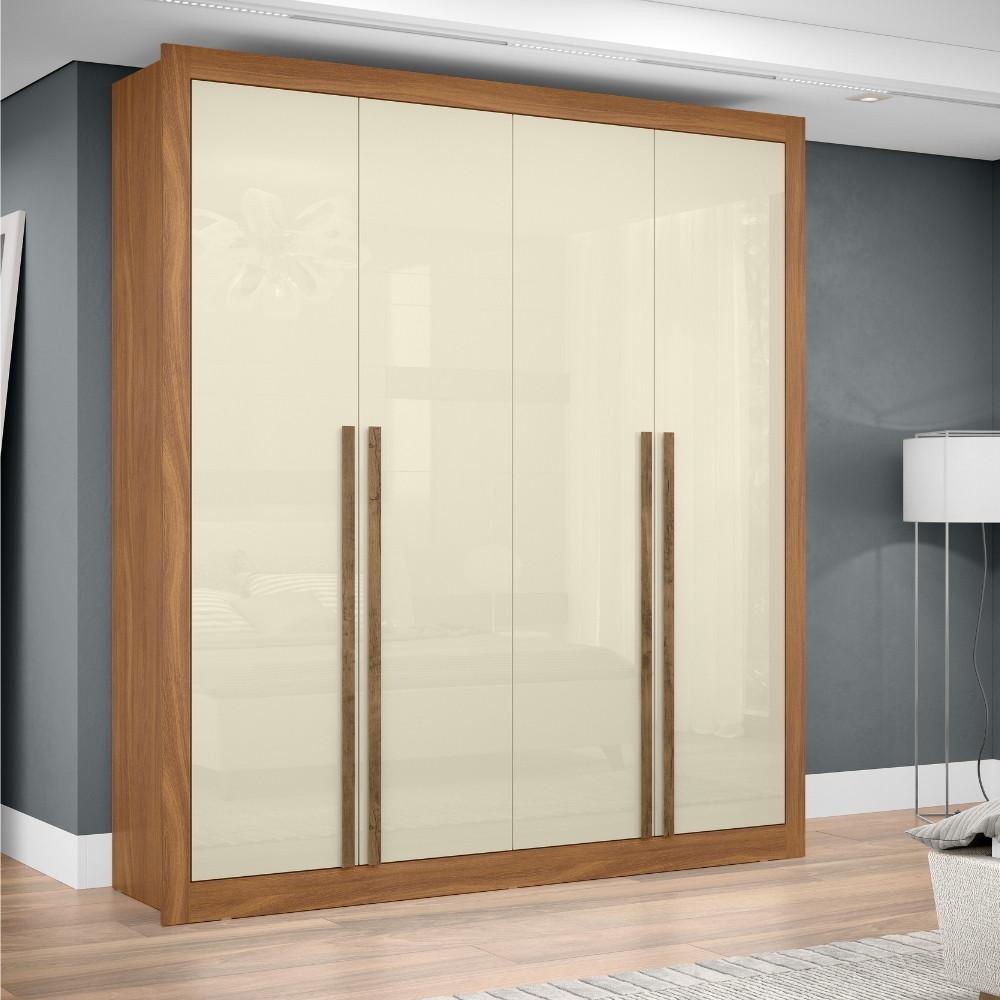 Guarda Roupa Solteiro 4 Portas Cannes Maxel Móveis - 1