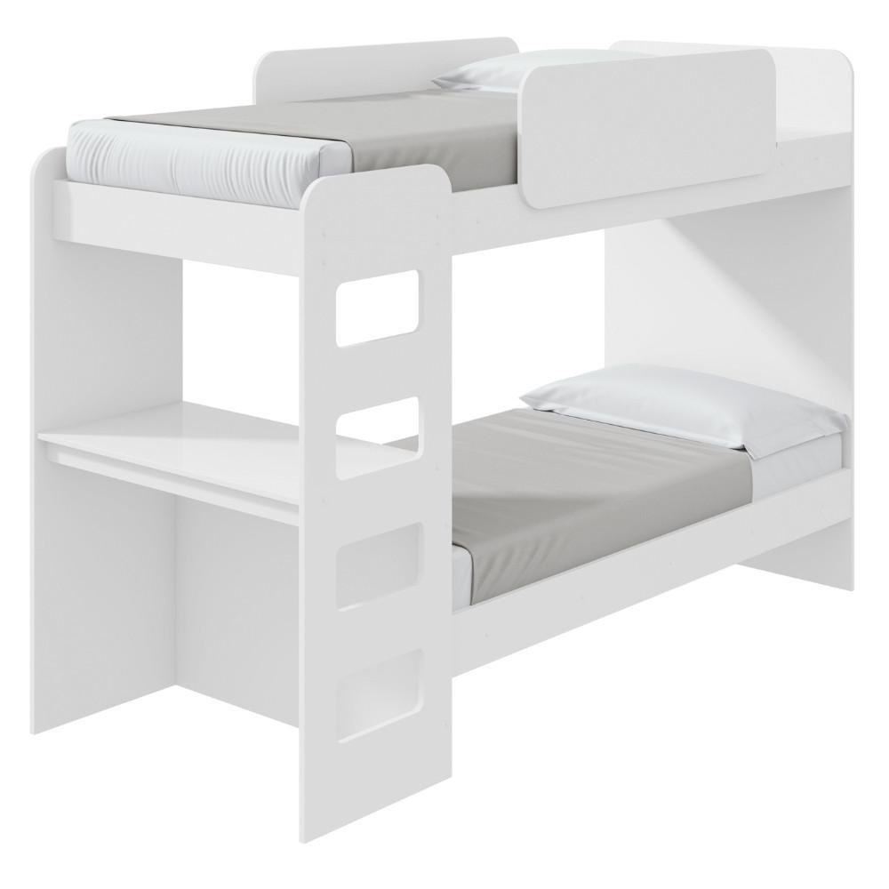 Beliche com Escrivaninha e Led Olga Lopas - 2