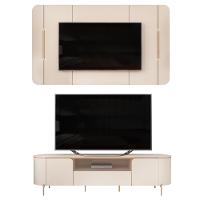 Rack com Painel para TV até 75 Polegadas LED 2 Portas 100 MDF Areta DJ Móveis - 5