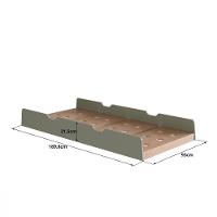 Cama Infantil  Solteiro Mick com Cama auxiliar em MDF Mobikasa - 9