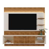 Painel Frisado para TV até 65 Polegadas com LED 2 Portas de Correr Guaiba Mobler - 2