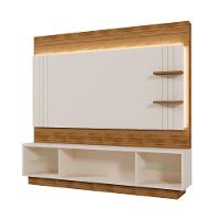 Painel Frisado para TV até 65 Polegadas com LED 2 Portas de Correr Guaiba Mobler - 3