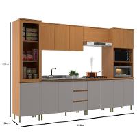 Cozinha Modulada 6 Peças sem Tampo MDF Florença Móveis Sul - 4
