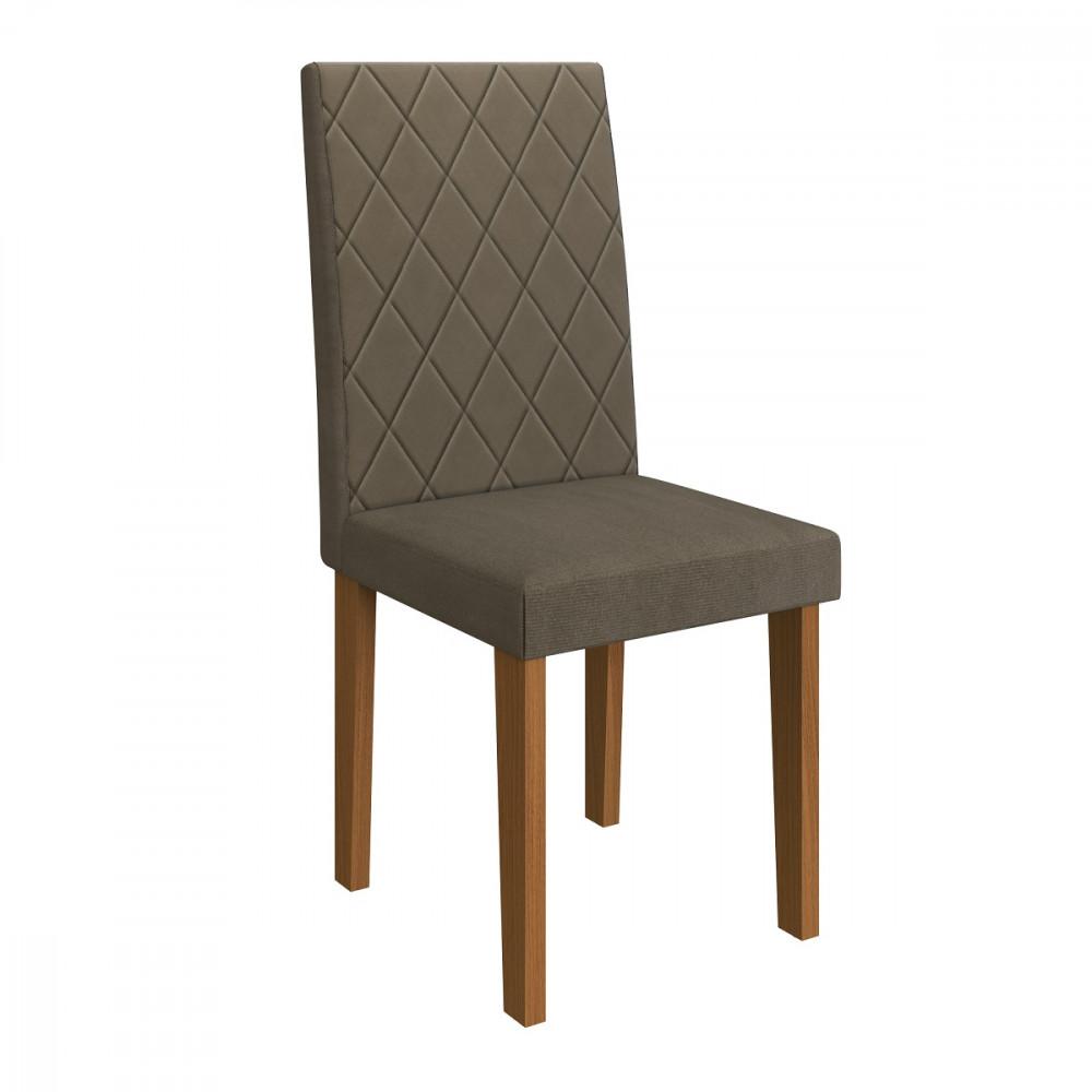 Conjunto Sala de Jantar Mesa Pequim e 6 Cadeiras Belize Indekes - 5