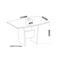 Conjunto Sala de Jantar Mesa Pequim e 6 Cadeiras Belize Indekes - 8