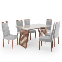 Conjunto Sala de Jantar Moscou com 6 Cadeiras Grecia Madetal - 2