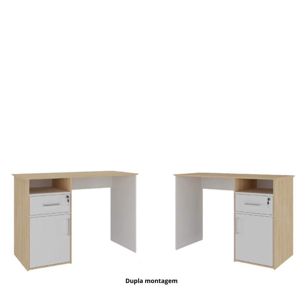 Escrivaninha 1 Porta 1 Gaveta Hall Artany - 2