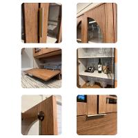 Cristaleira com Vidro 3 Portas e Garrafeiro Murano Artely - 6