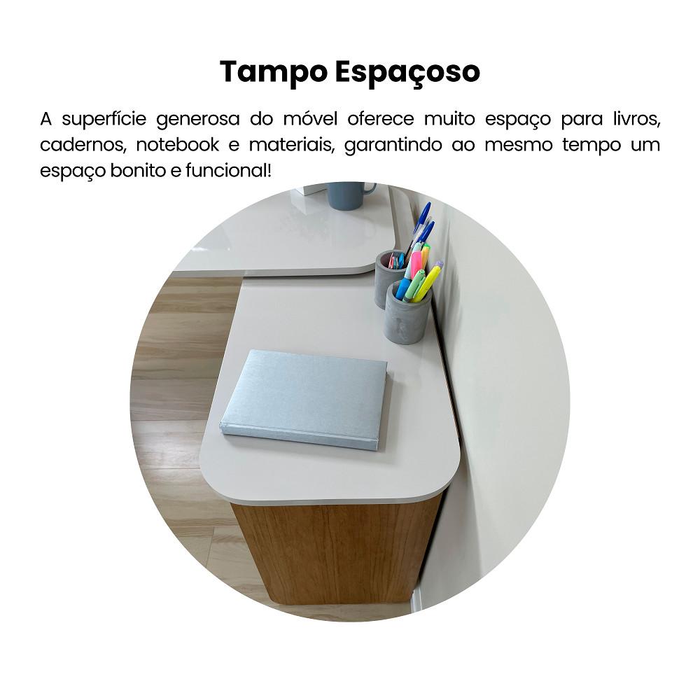 Escrivaninha 1 Porta de Correr Nomad Artely - 6