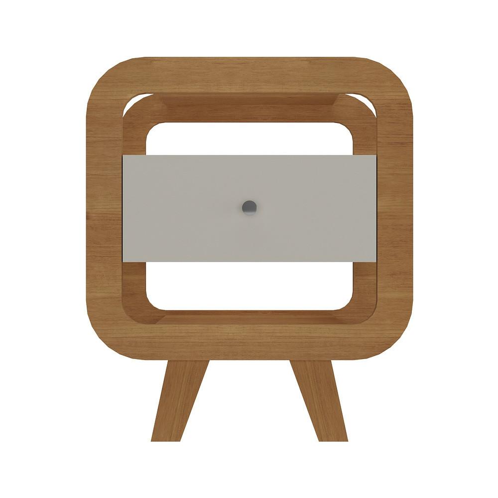 Mesa de Apoio 1 Gaveta com USB Théo Artely - 2