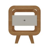 Mesa de Apoio 1 Gaveta com USB Théo Artely - 2