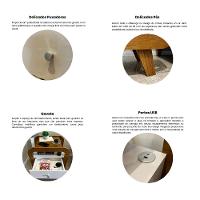 Mesa de Apoio 1 Gaveta com USB Théo Artely - 5