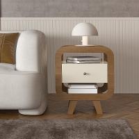 Mesa de Apoio 1 Gaveta com USB Théo Artely - 7