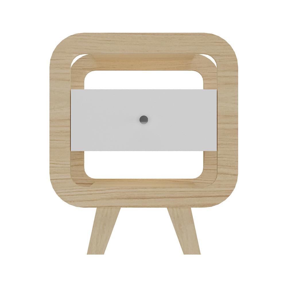 Mesa de Apoio 1 Gaveta com USB Théo Artely - 2