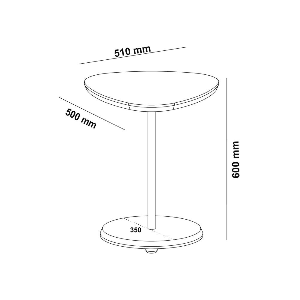 Mesa de Apoio em MDF Bel Alta Artely - 4