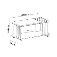 Mesa de Centro Ripada 100cm Mila Artely