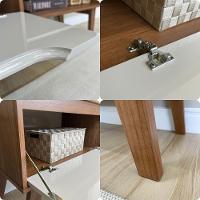 Rack para TV até 60 Polegadas 1 Porta com Pés Lótus Artely - 5