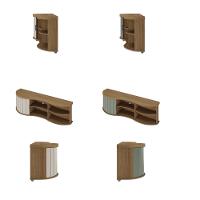 Rack Ripado Flex para TV até 75 Polegadas 1 Porta de Correr com Pés Magnum Artely - 3