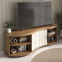 Rack Ripado Flex para TV até 75 Polegadas 1 Porta de Correr com Pés Magnum Artely - 5