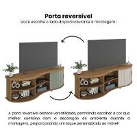 Rack Ripado Flex para TV até 75 Polegadas 1 Porta de Correr com Pés Magnum Artely - 6