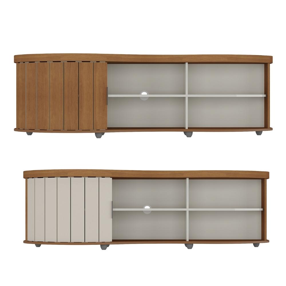 Rack Ripado Flex para TV até 75 Polegadas 1 Porta de Correr com Pés Magnum Artely - 2