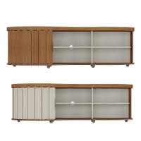 Rack Ripado Flex para TV até 75 Polegadas 1 Porta de Correr com Pés Magnum Artely - 2