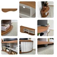 Rack Ripado Flex para TV até 75 Polegadas 1 Porta de Correr com Pés Magnum Artely - 8