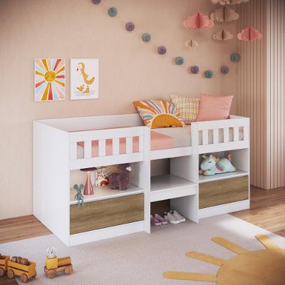 Cama Infantil Alta 2 Portas Ilha bela Art in Móveis