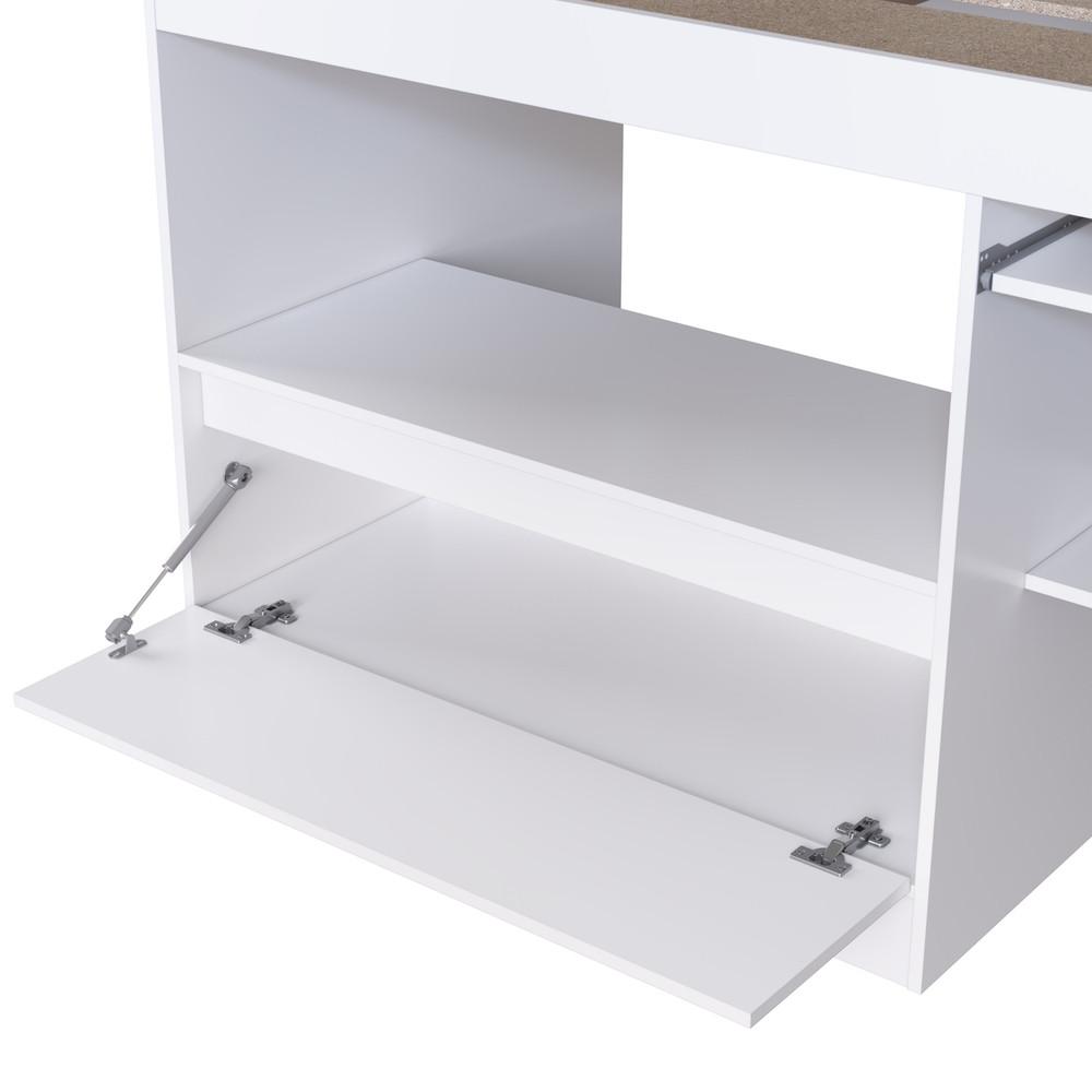 Cama Infantil Alta Multifuncional com Escrivaninha 1 Porta Jacarta Art in Móveis - 6