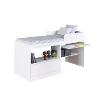 Cama Infantil Alta Multifuncional com Escrivaninha 1 Porta Jacarta Art in Móveis - 3