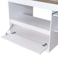 Cama Infantil Alta Multifuncional com Escrivaninha 1 Porta Jacarta Art in Móveis - 6